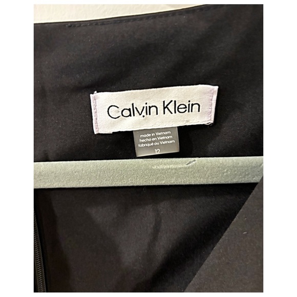 NWT Calvin Klein Black Wide Leg Jumpsuit Size 12 - Picture 2 of 6